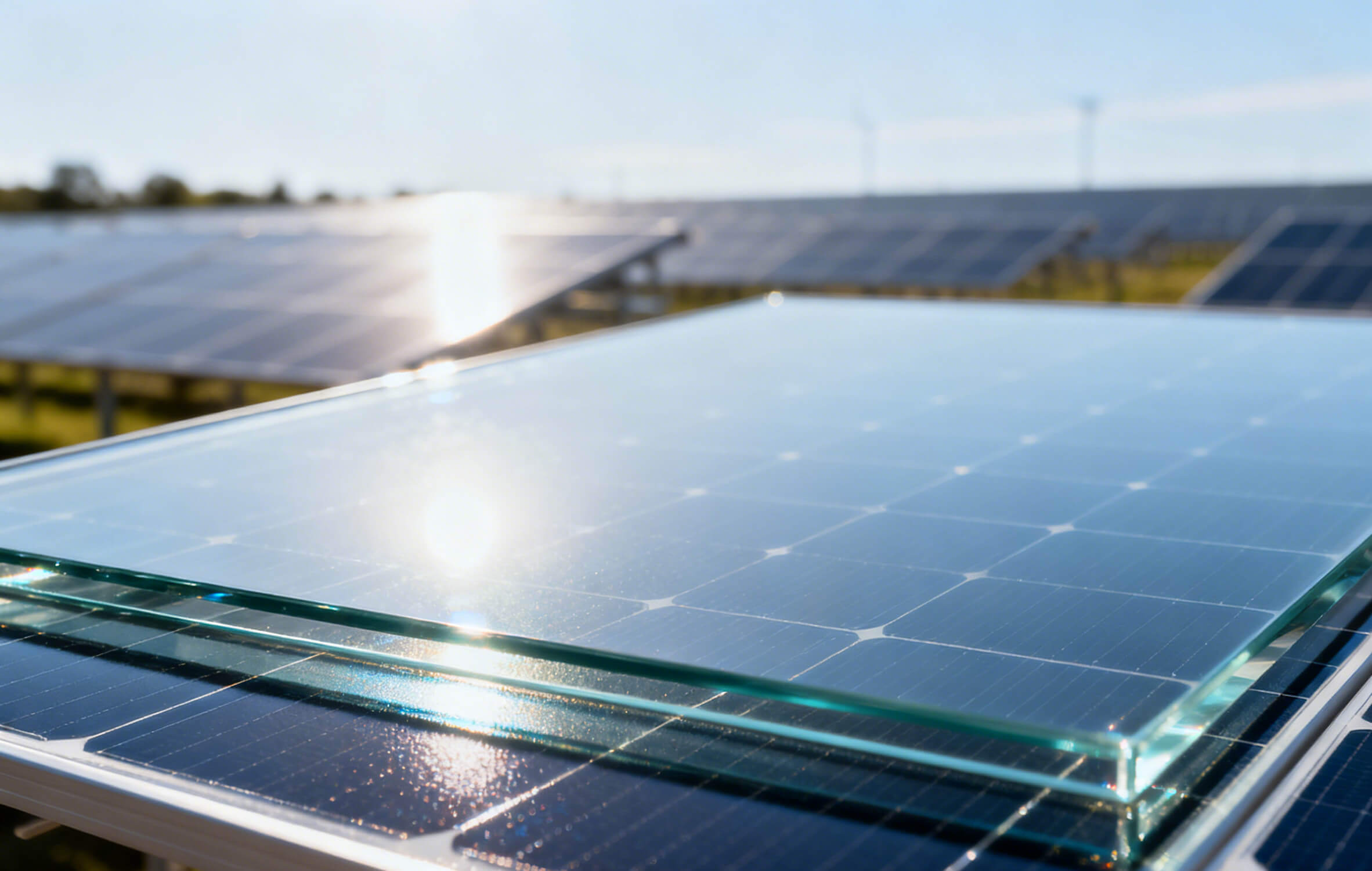 光伏减反射玻璃